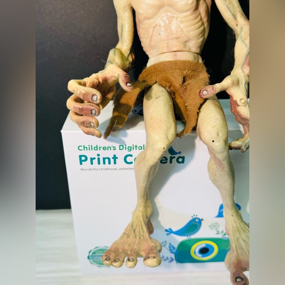 Lord of the Rings 10'' GOLLUM SMEAGOL MARVEL  Toy Biz USED 2003 VINATGE - Picture 3 of 16